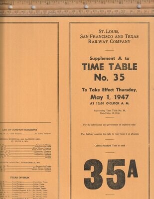 St. Louis, San Francisco & Texas Railway 1947