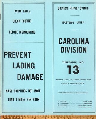 Southern Carolina Division 1974