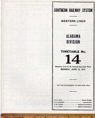 Southern Alabama Division 1970