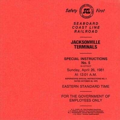 Seaboard Coast Line Jacksonville Terminal 1981