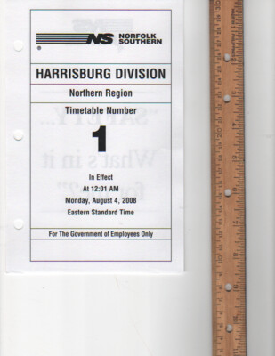 Norfolk Southern Harrisburg Division 2008
