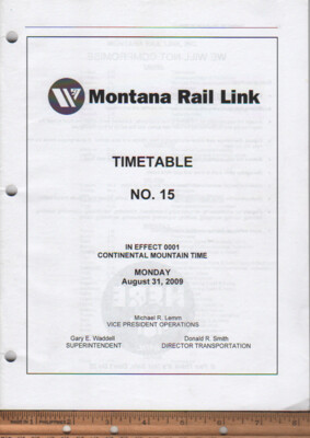Montana Rail Link 2009