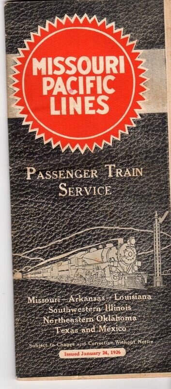 Missouri Pacific Railroad public 1926