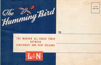 Louisville & Nashville Humming Bird Brochure 1946