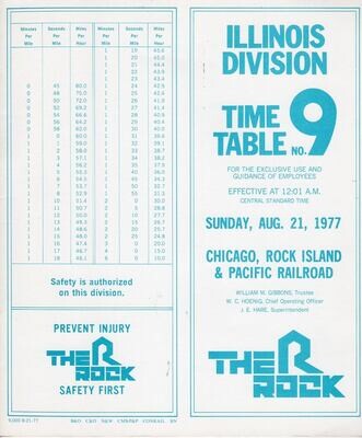 Rock Island Illinois Division 1977