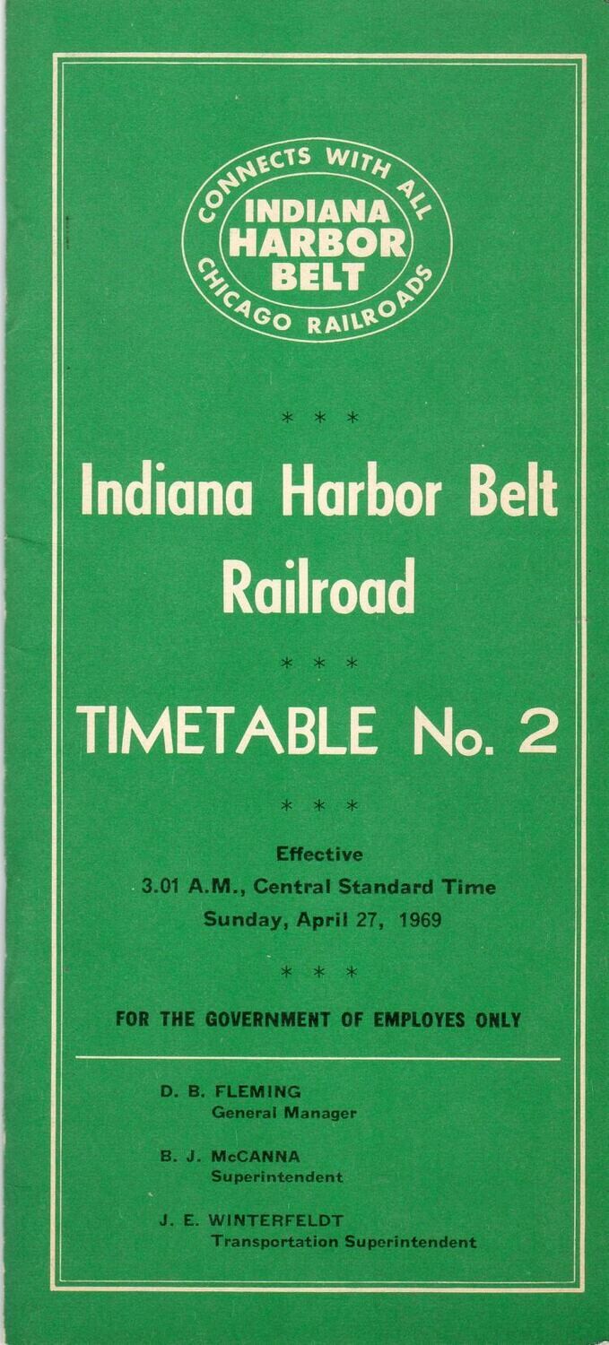 Indiana Harbor Belt Railroad 1969