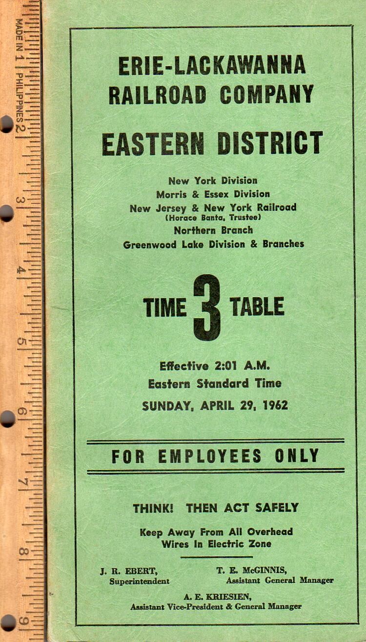 Erie-Lackawanna Eastern District 1962