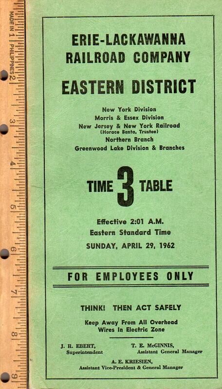 Erie-Lackawanna Eastern District 1962
