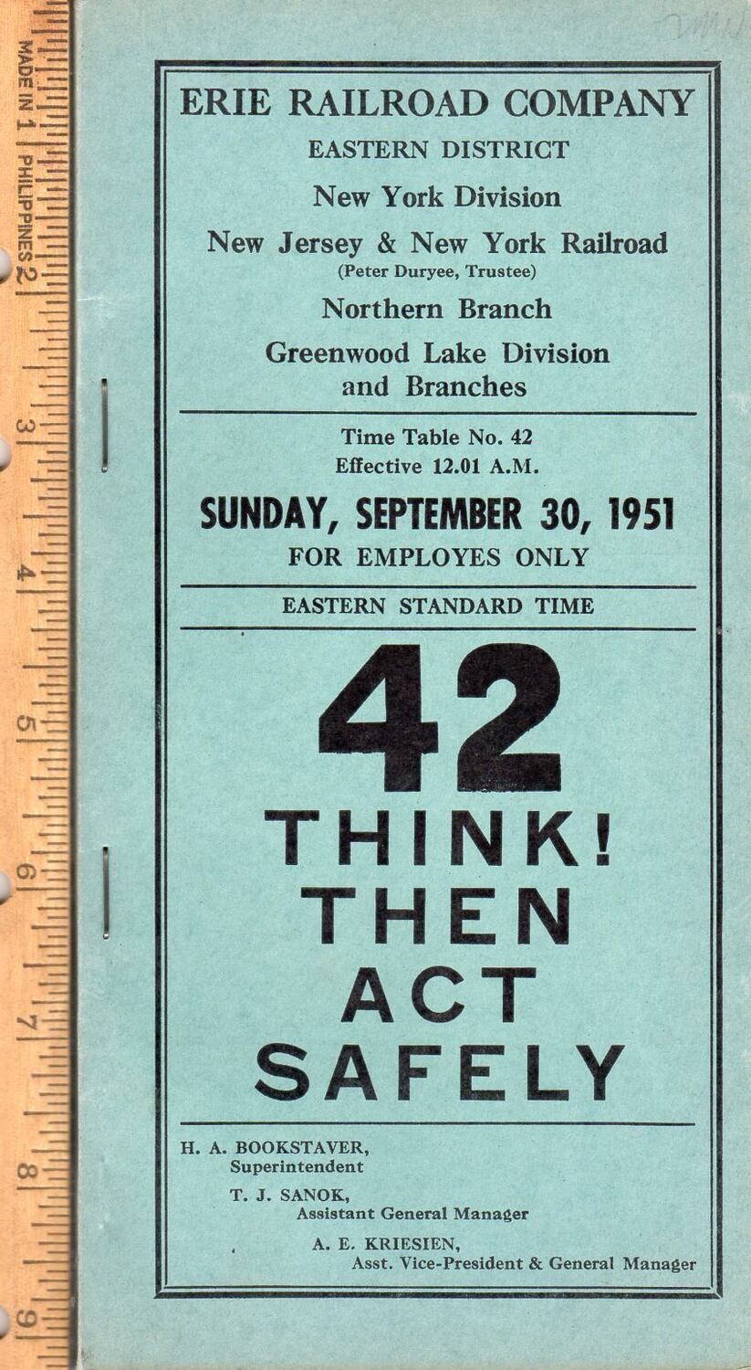 Erie Eastern District 1951