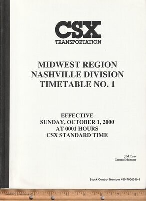 CSX Nashville Division 2000