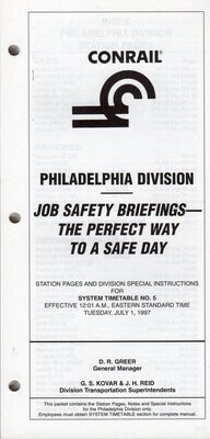Conrail Philadelphia Division 1997