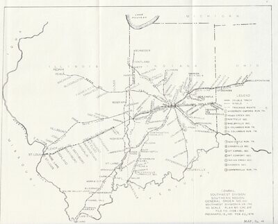 Conrail Southwest Division map 1979