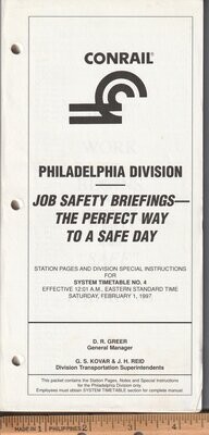 Conrail Philadelphia Division 1997