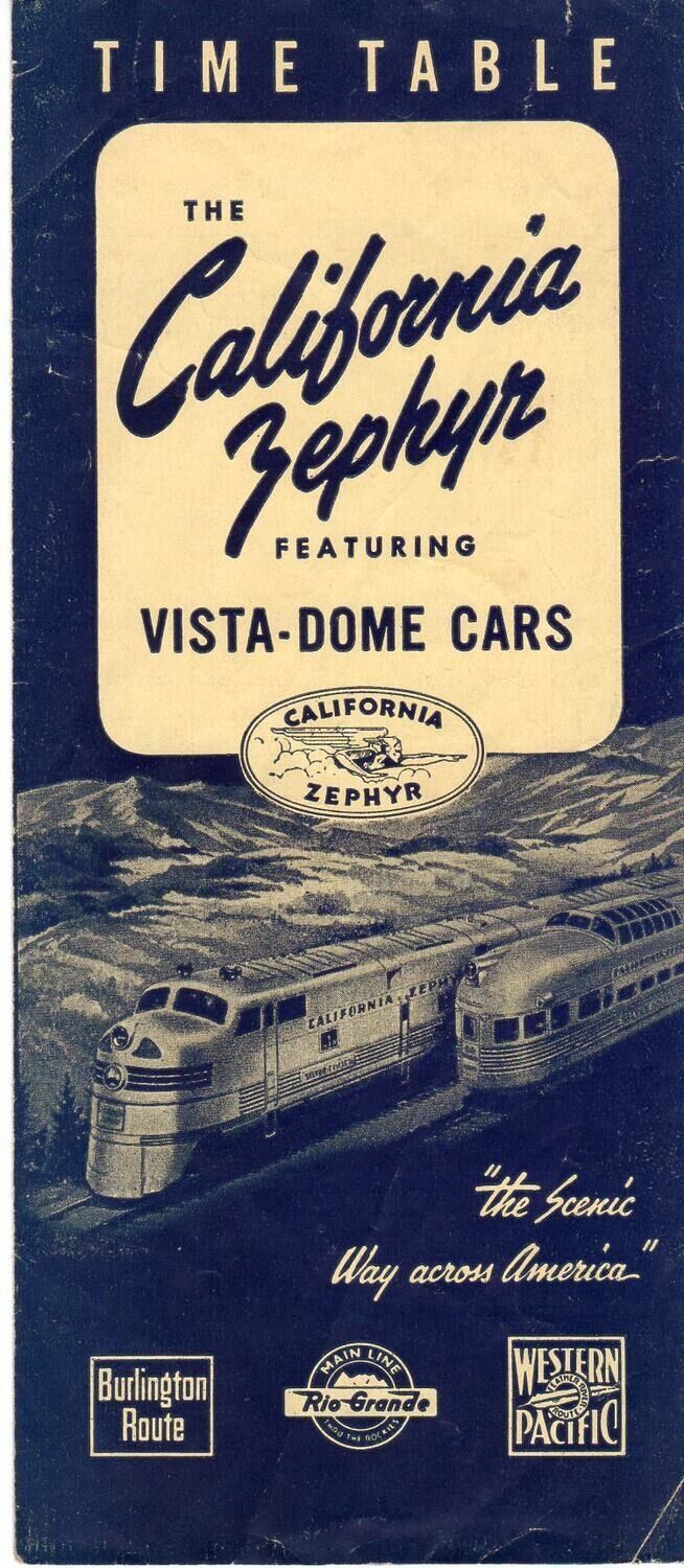 California Zephyr public 1954