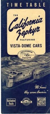 California Zephyr public 1954