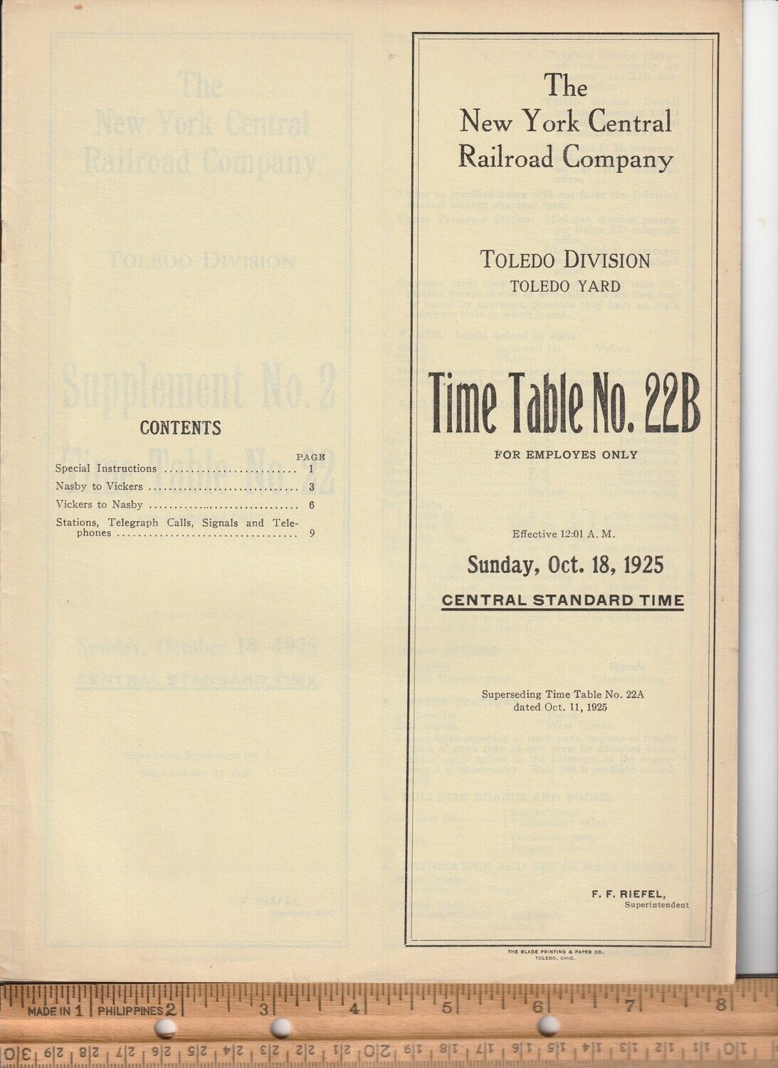 New York Central Toledo Yard 1925