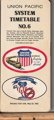 Union Pacific Railroad 1982