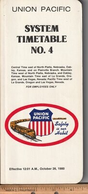 Union Pacific Railroad 1980 (October)