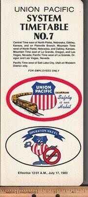 Union Pacific Railroad 1983