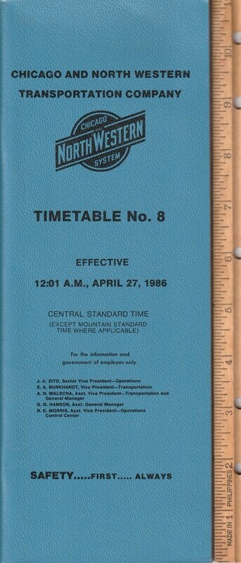 Chicago & North Western Transportation Co. 1986