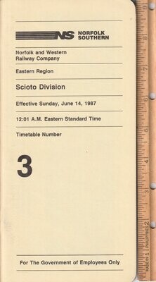Norfolk Southern Scioto Division 1987