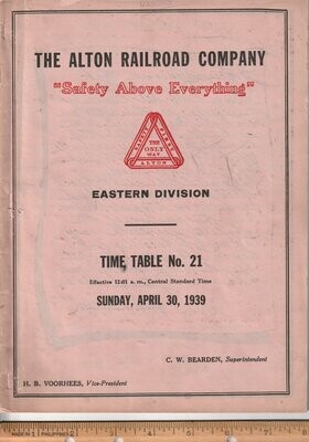 Alton Eastern 1939