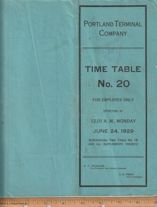 Portland Terminal Company (Maine) 1929