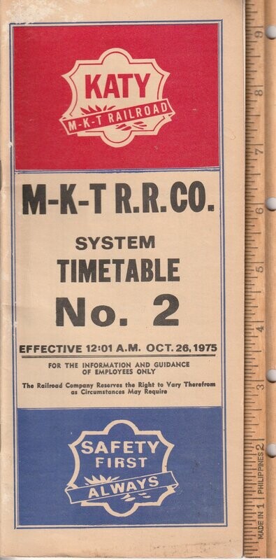 Missouri-Kansas-Texas Railroad 1975