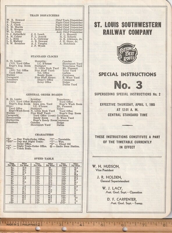 St. Louis Southwestern Railway 1965