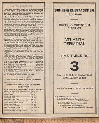 Southern Atlanta Terminal 1932