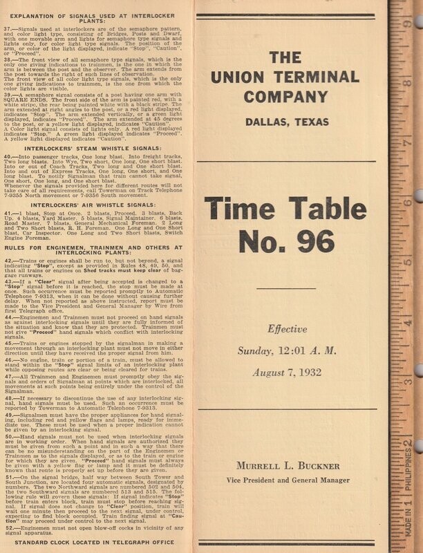 Union Terminal Company Dallas, TX 1932