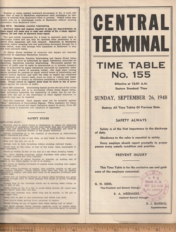 Central Terminal (Toledo, OH) 1948