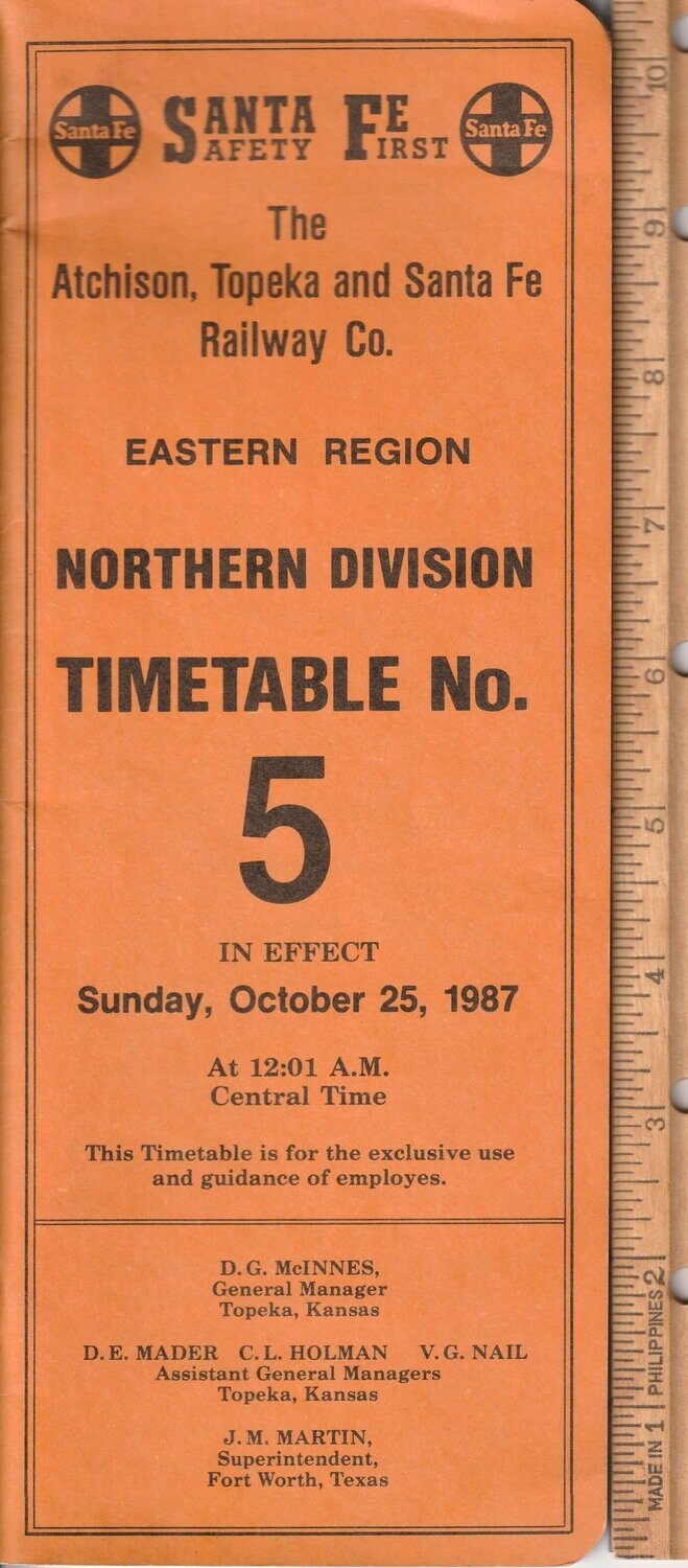 Santa Fe Northern Division 1987