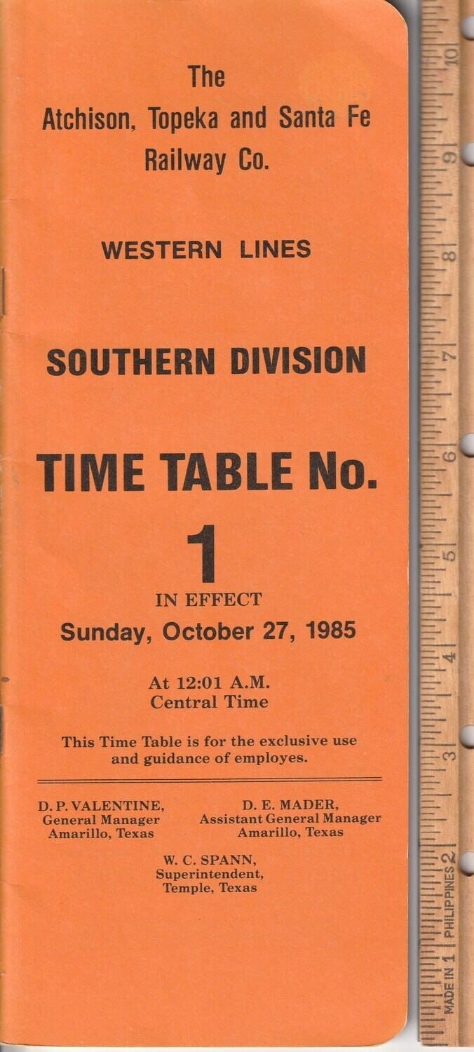 Santa Fe Southern Division 1985