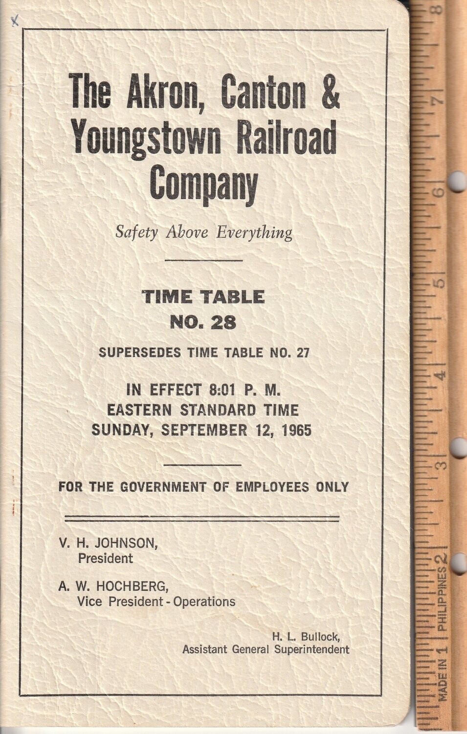 Akron, Canton & Youngstown Railroad 1965