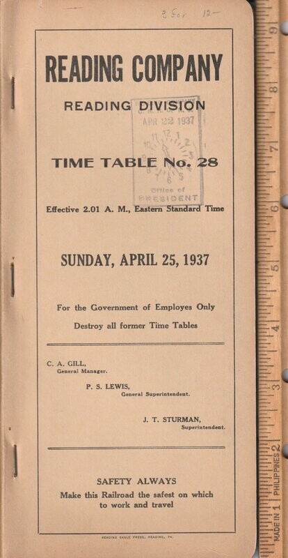 Reading Reading Division 1937