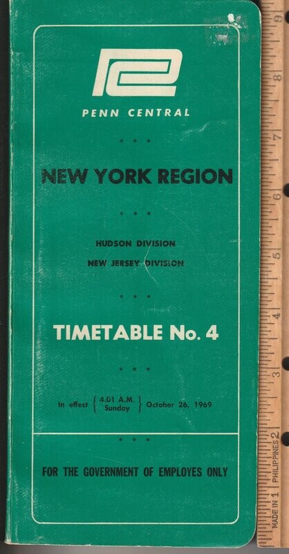 Penn Central New York Region 1969