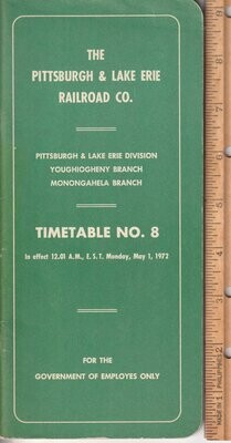 Pittsburgh & Lake Erie Railroad 1972