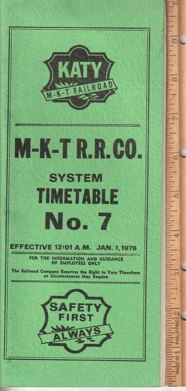 MIssouri-Kansas-Texas Railroad 1979