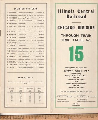 Illinois Central Chicago Division 1969