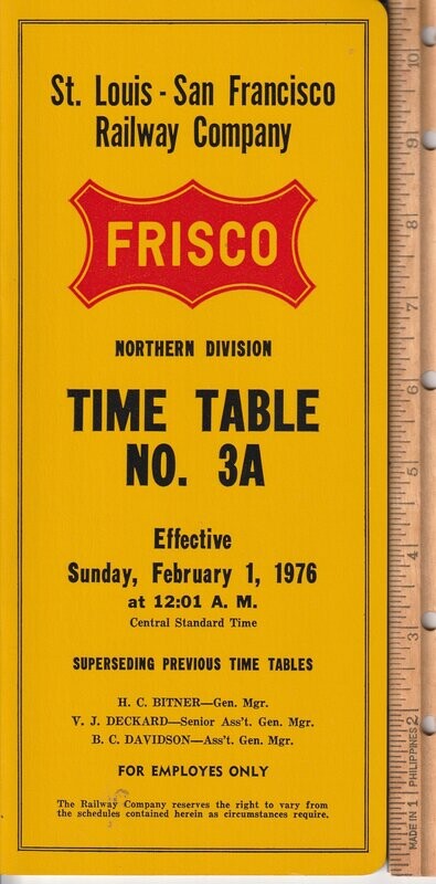 St. Louis-San Francisco Northern Division 1976
