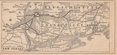 Central New England Railway map 1924