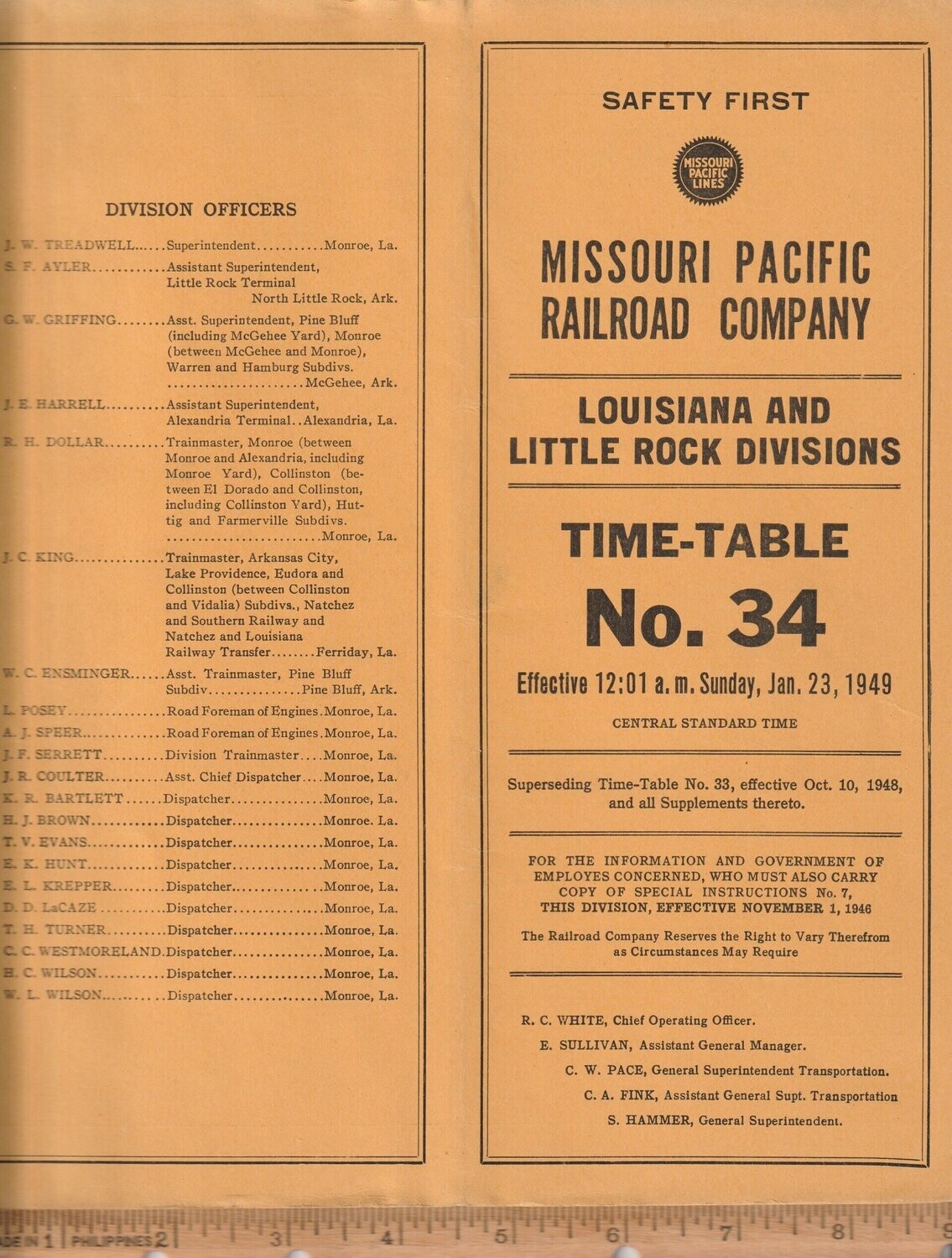 Missouri Pacific Louisiana Division 1960