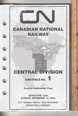 Canadian National Central Division 2004