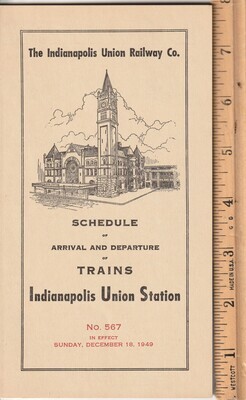 Indianapolis Union Railway 1949