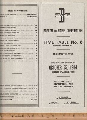 Boston and Maine Corporation 1964