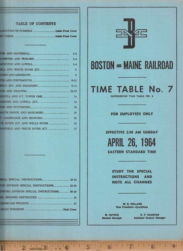 Boston & Maine Railroad 1964