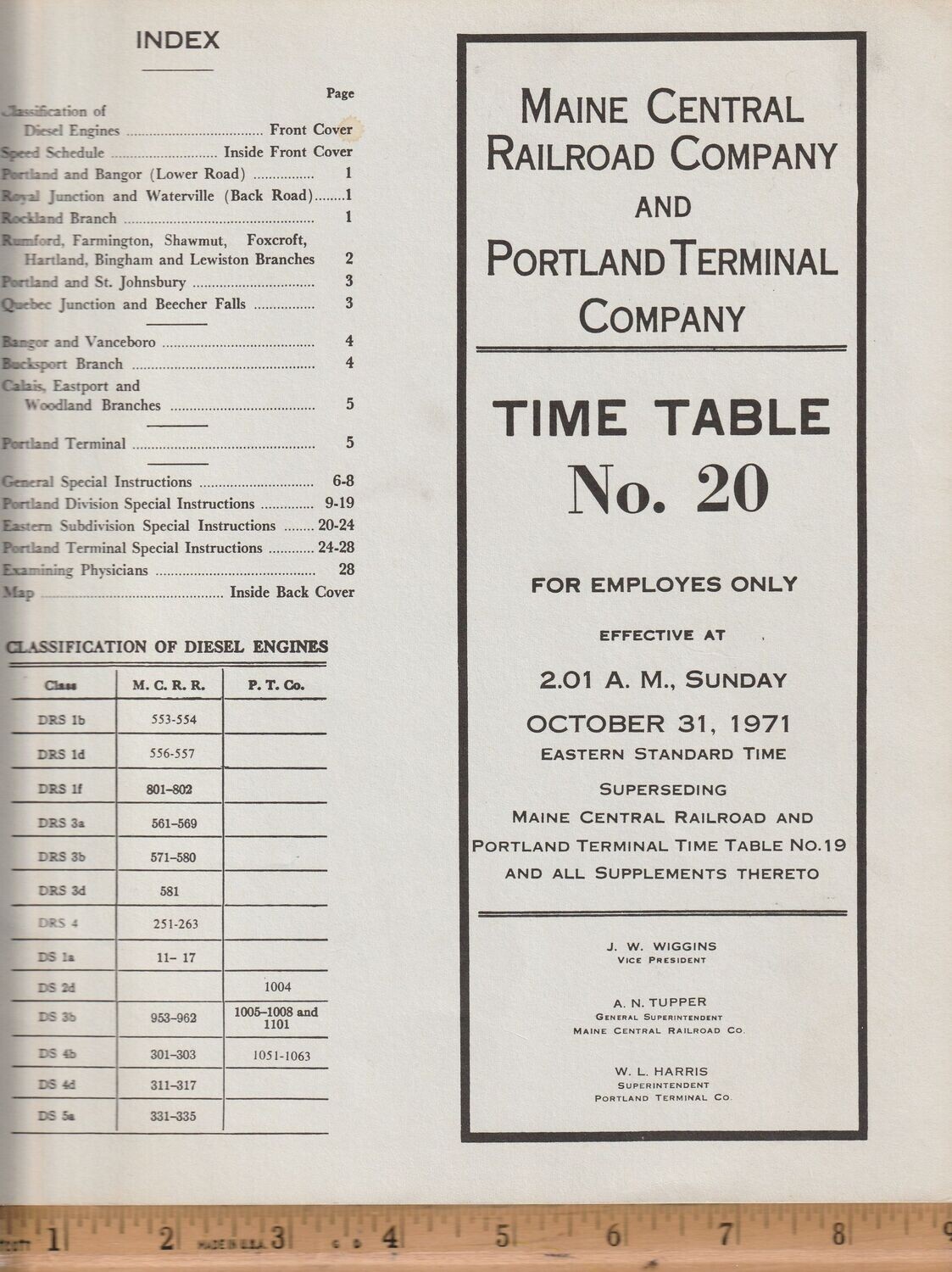Maine Central Railroad and Portland Terminal Company 1971