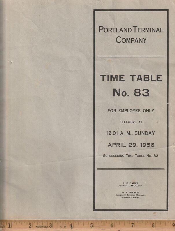 Portland Terminal Company (Maine) 1956