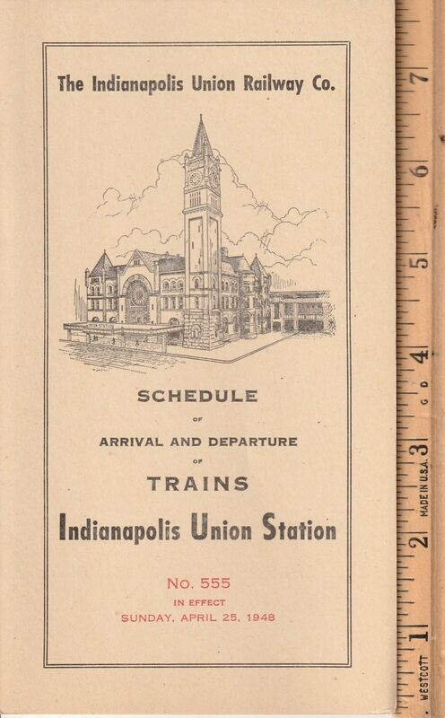 Indianapolis Union Railway 1948